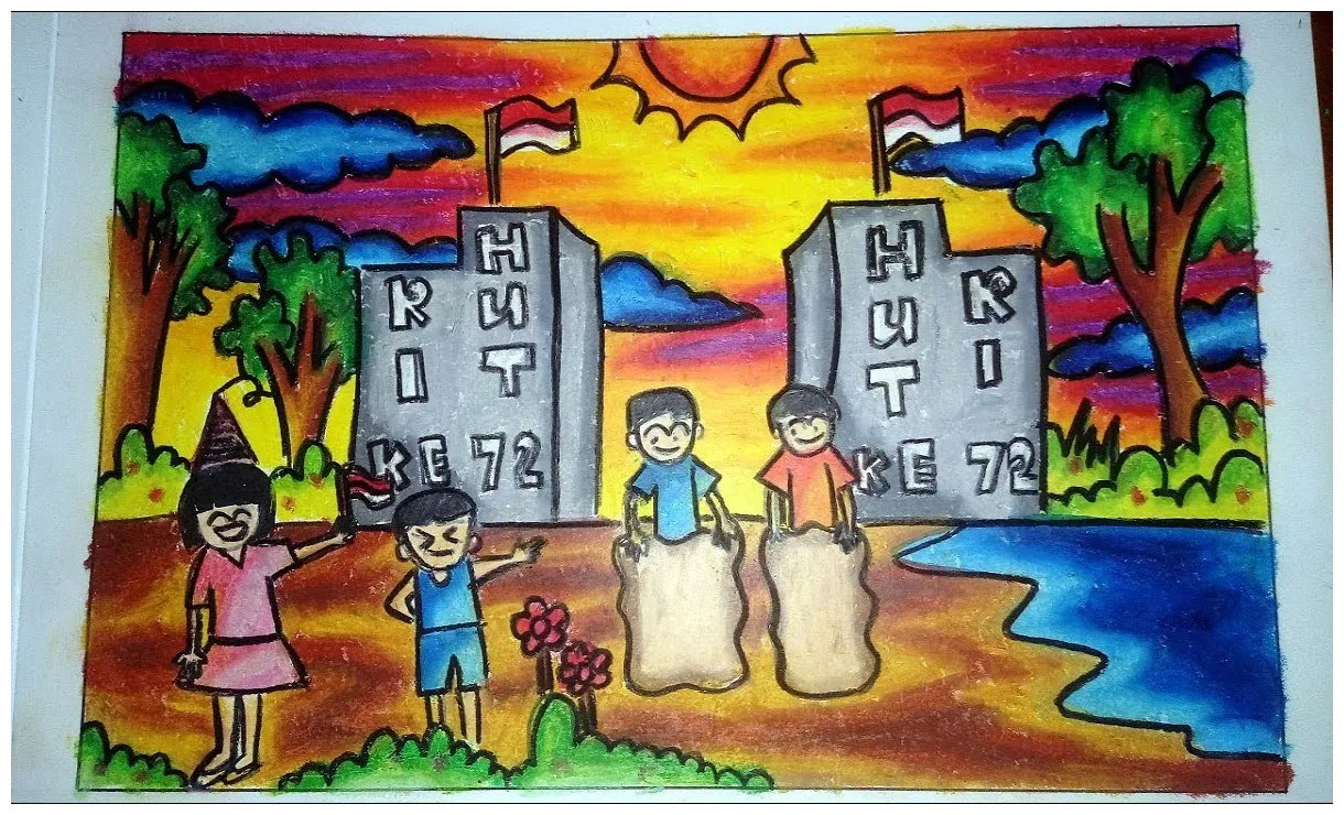 Gambar mewarnai Gambar lomba 54+ koleksi gambar siap cetak
