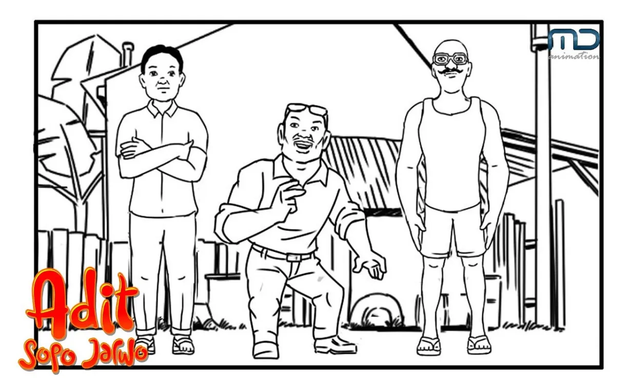 Mewarnai gambar sopo jarwo 56+ koleksi gambar
