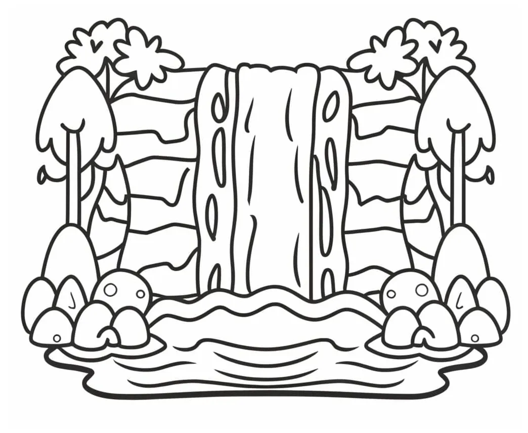 Air terjun gratis untuk anak-anak