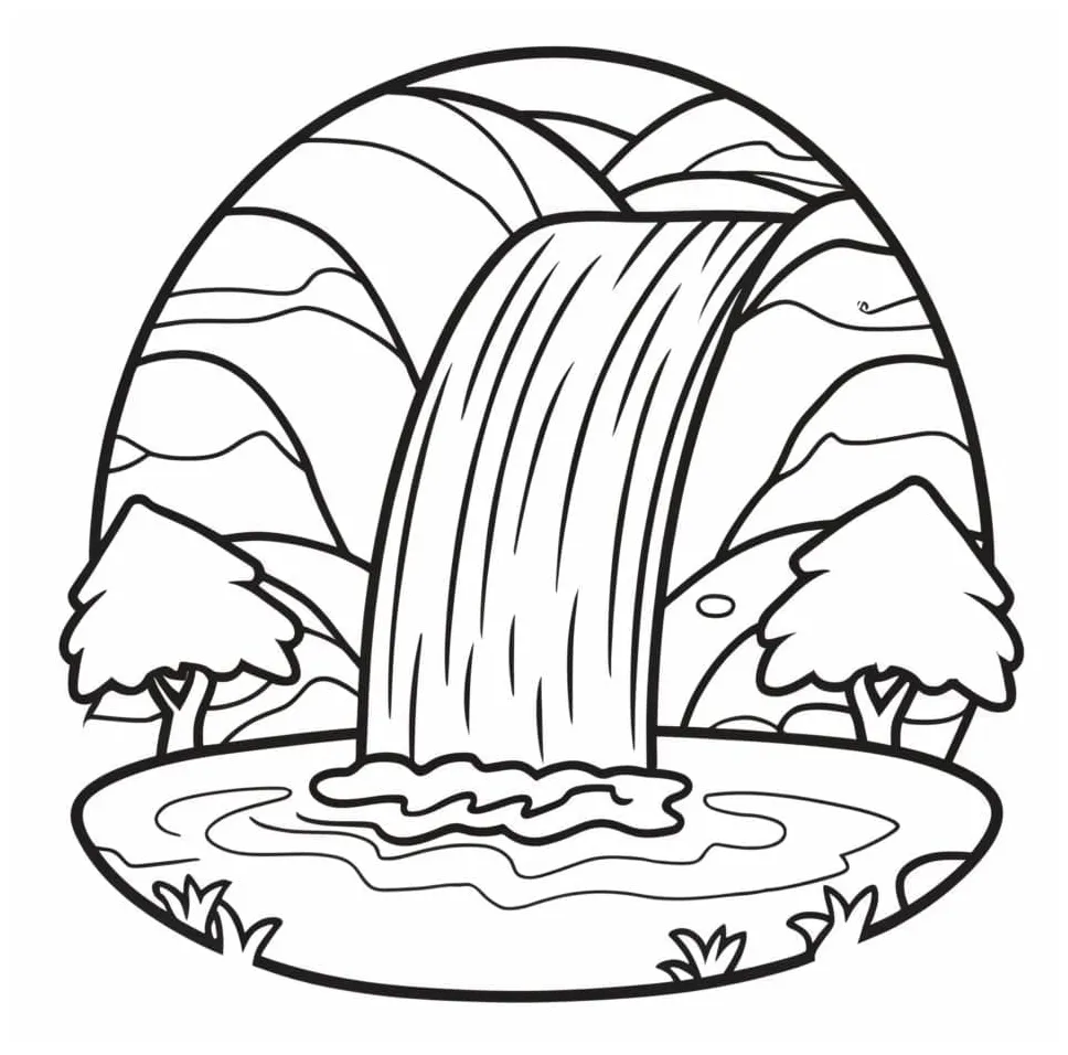 Gambar air terjun