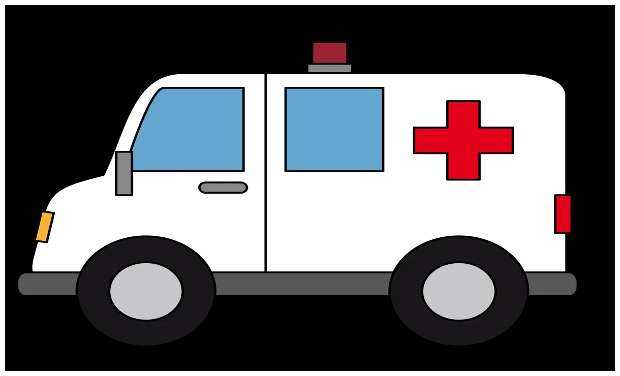 Mewarnai mobil ambulance gambar mewarnai