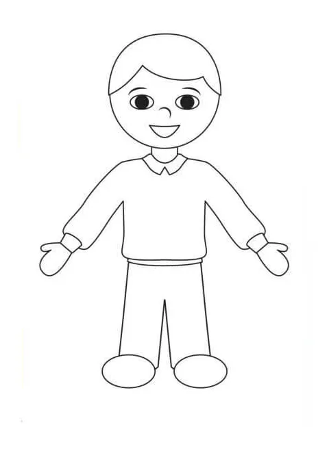 Anak laki-laki pergi ke sekolah