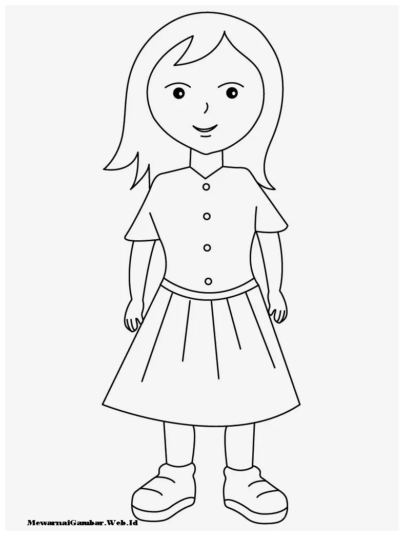 Mewarnai gambar anak laki laki