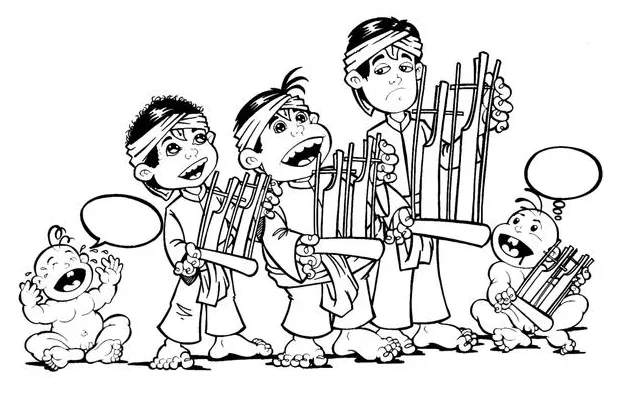 Belajar angklung by sugimancung on deviantart