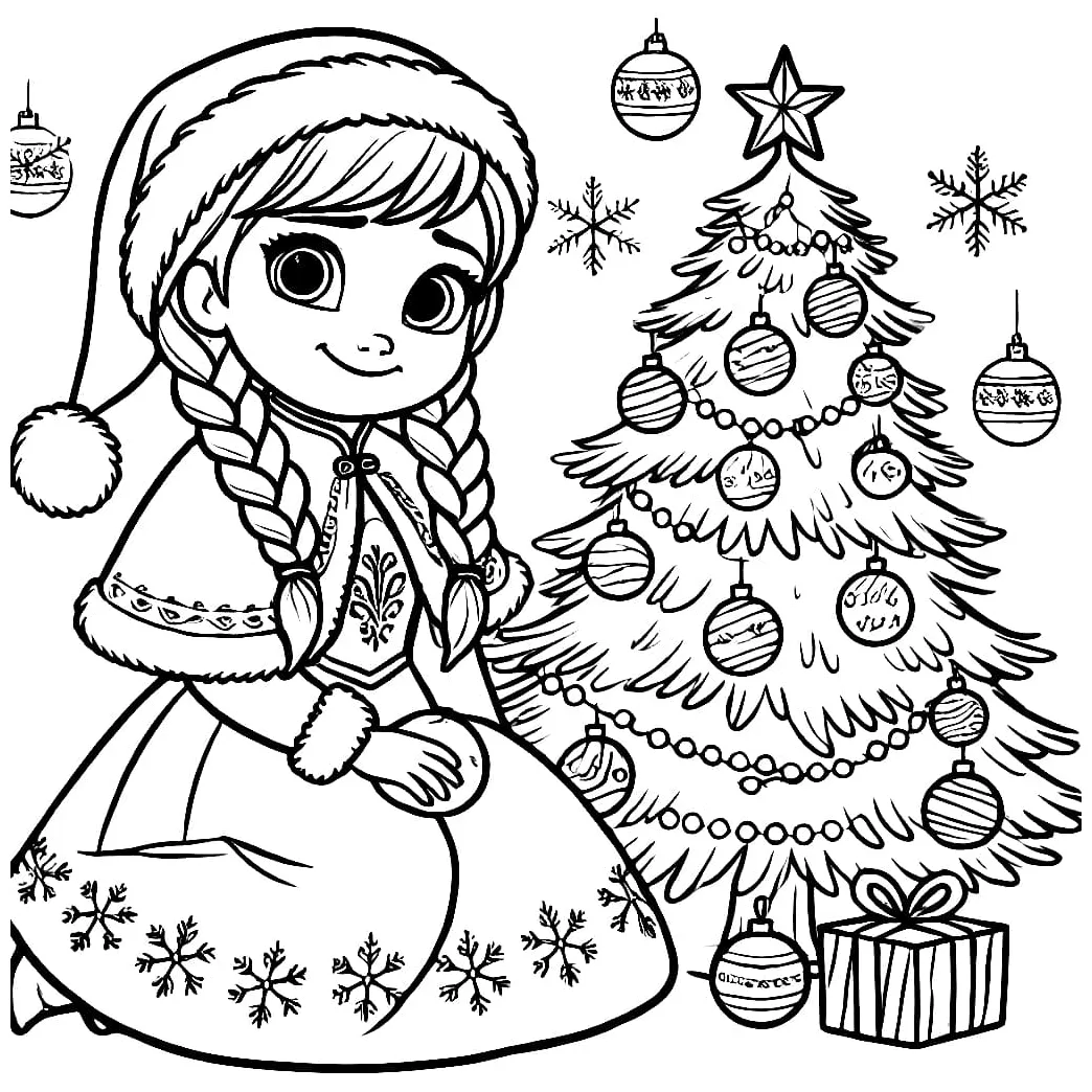 Anna dan pohon natal