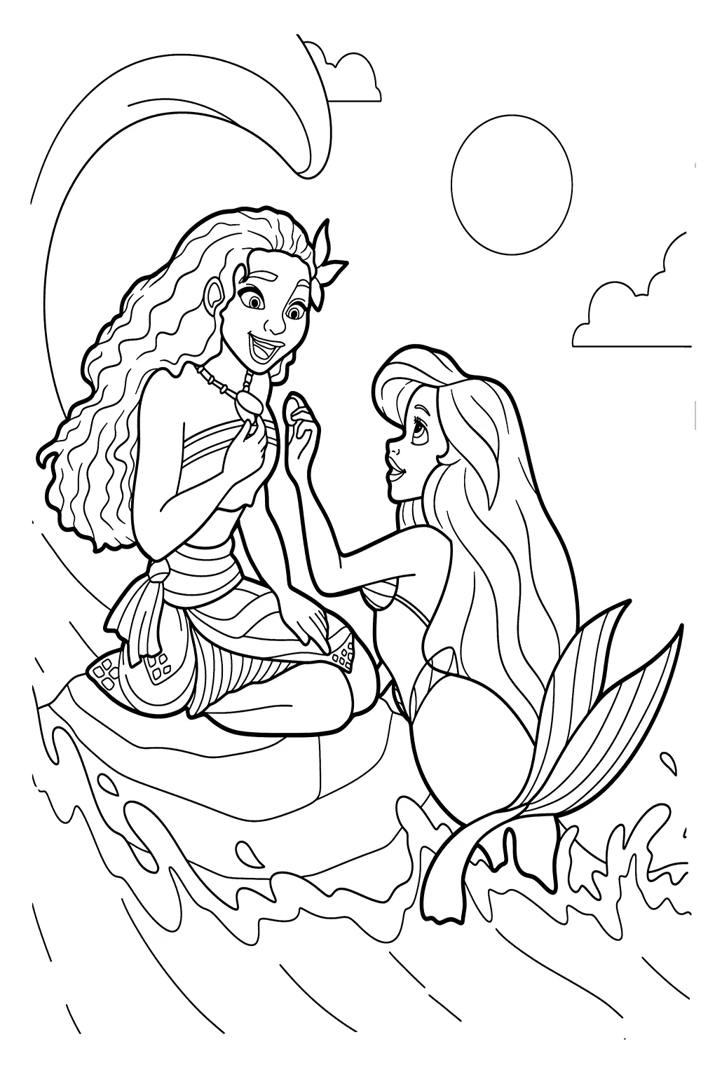 Moana dan ariel