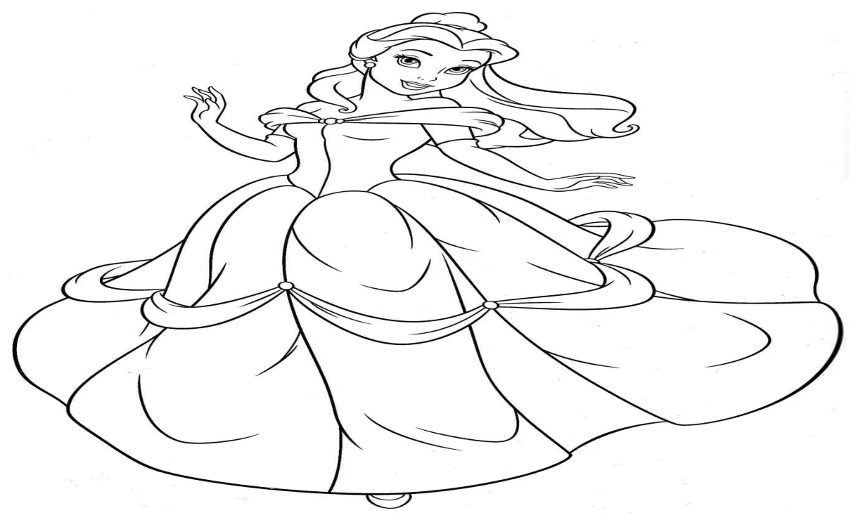 Ragam contoh 30+ gambar mewarnai disney ariel kataucap