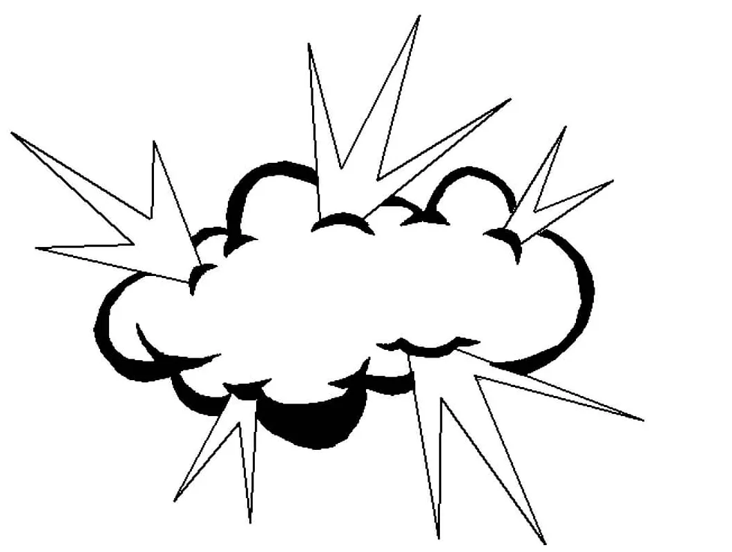 Menggambar awan
