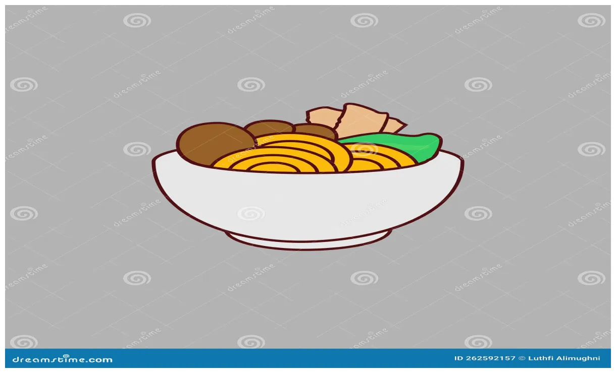 Bakso Illustration Indonesian Food Vector Stock Stock Illustration