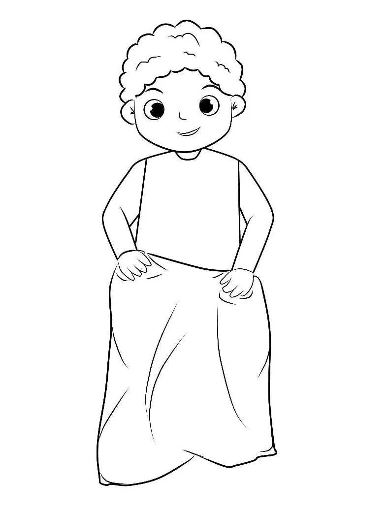 Mewarnai gambar balap karung artofit