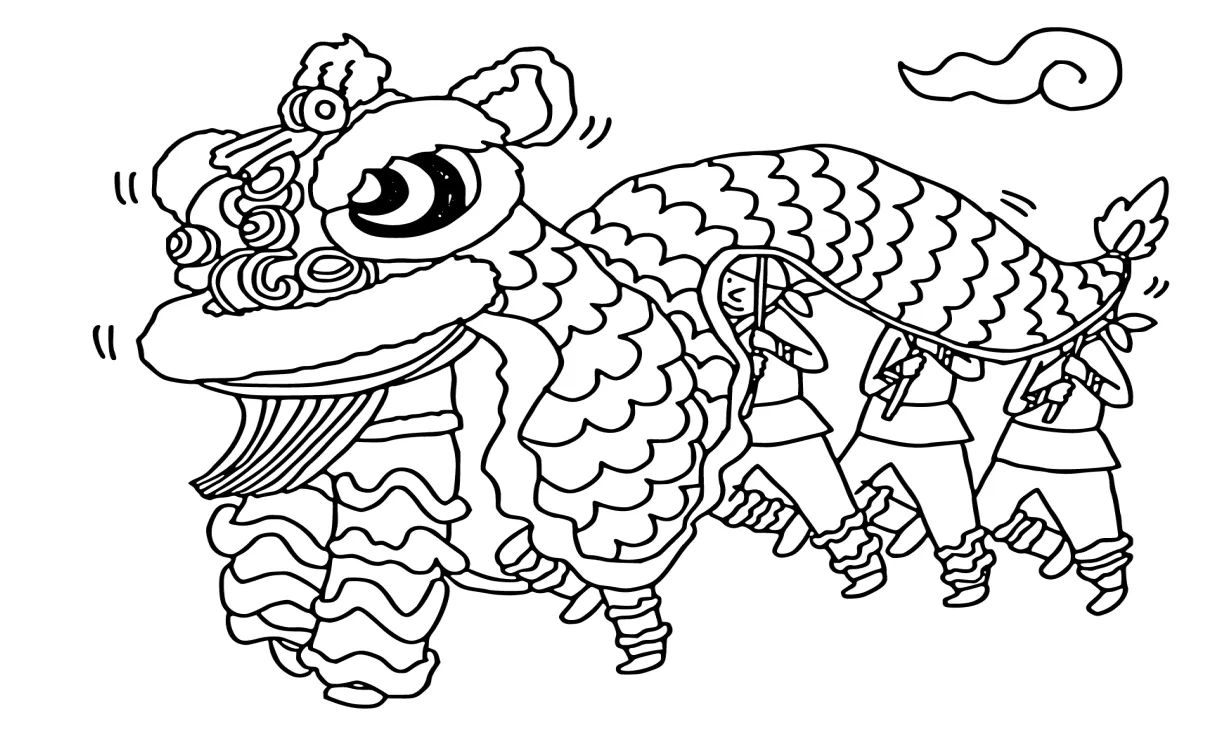 Barongsai dapat dicetak