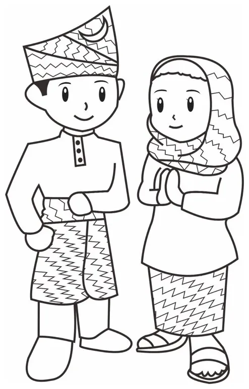 Mewarnai batik
