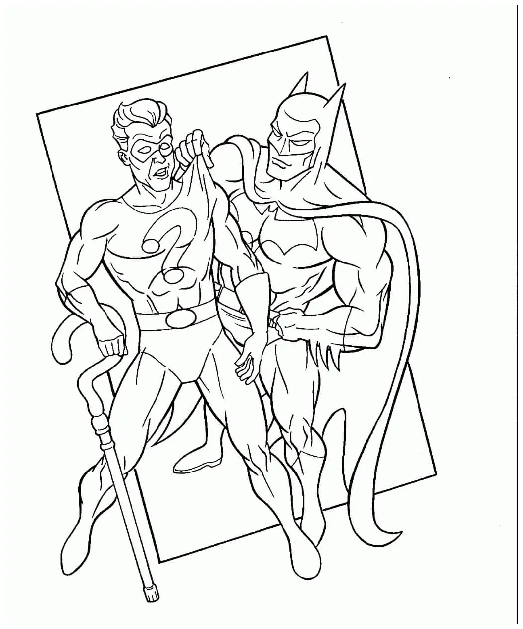 Batman menangkap musuh
