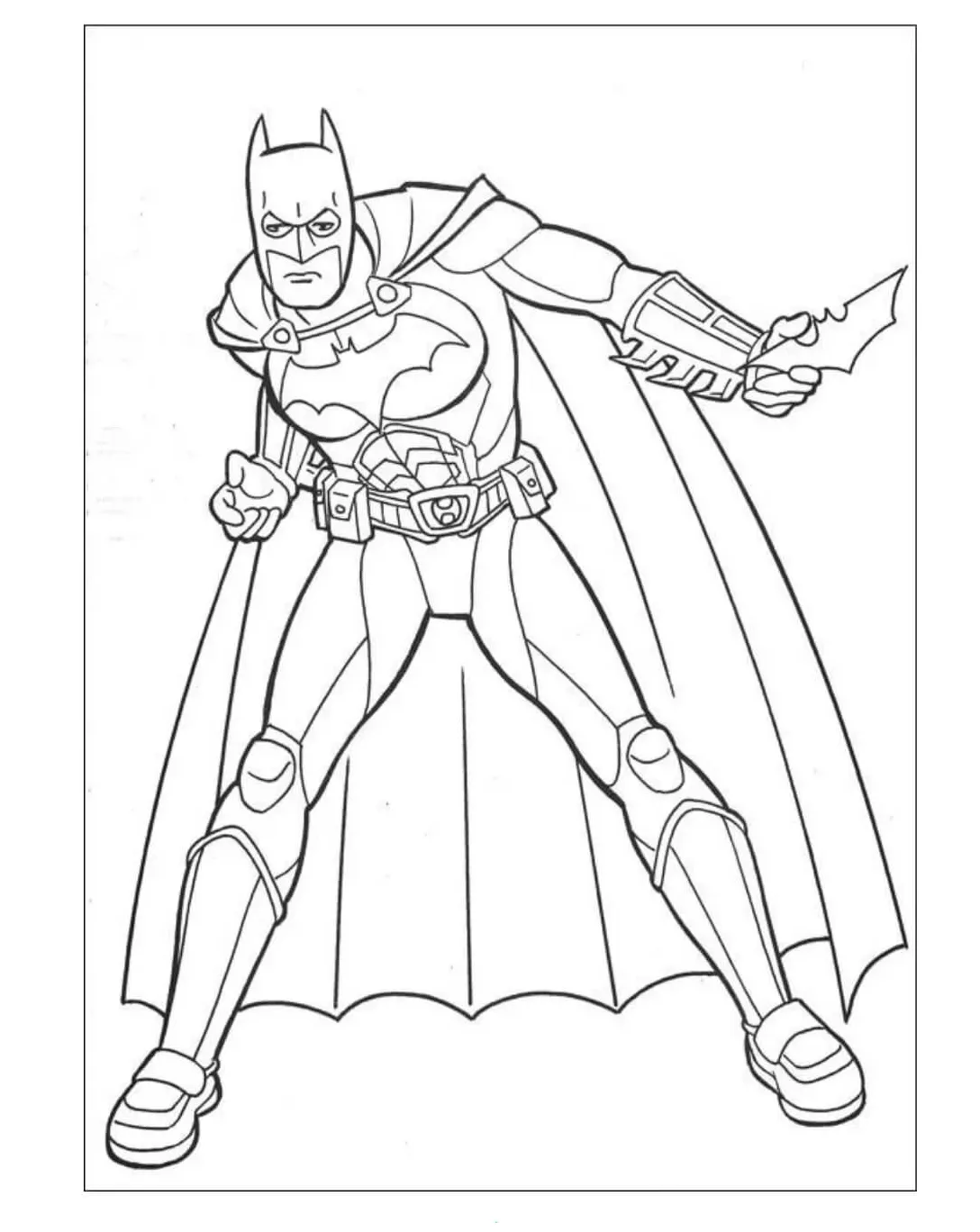 Batman memegang senjata