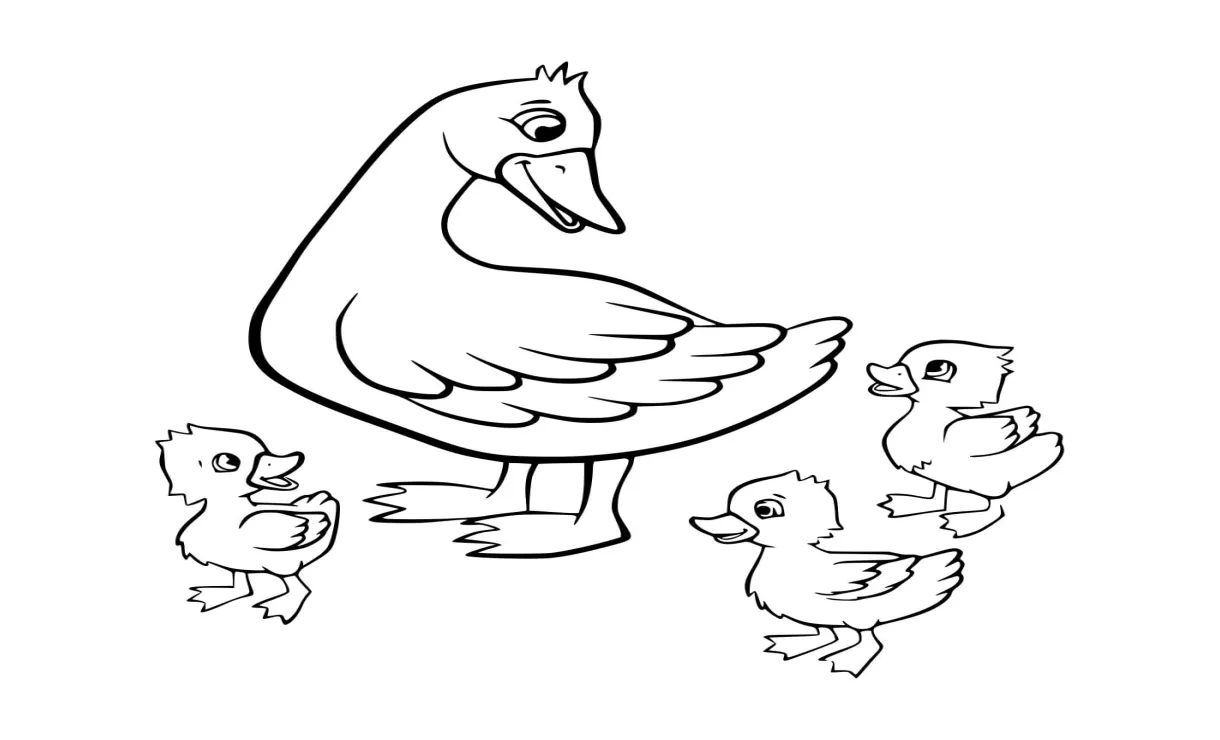 Bebek dan tiga bayinya