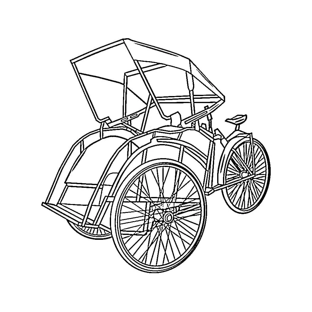 Becak yang dapat dicetak