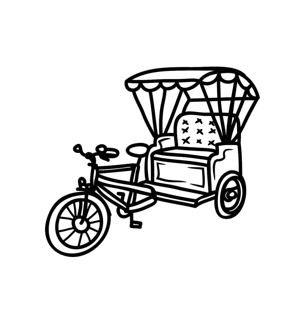 Becak gratis
