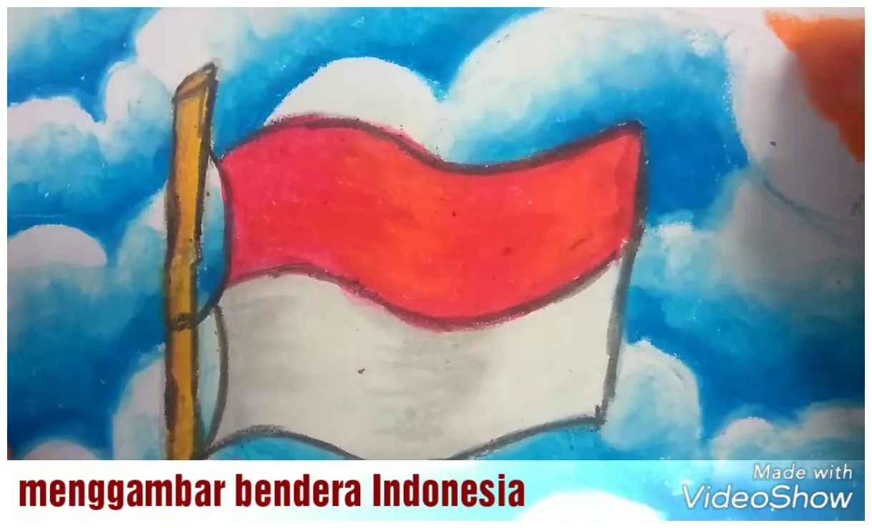 Detail Mewarnai Gambar Bendera Merah Putih Koleksi Nomer 13