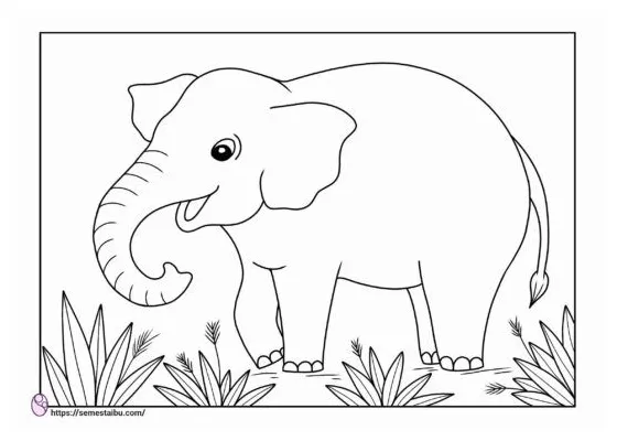 Contoh gambar mewarnai tema binatang masterwarna com artofit