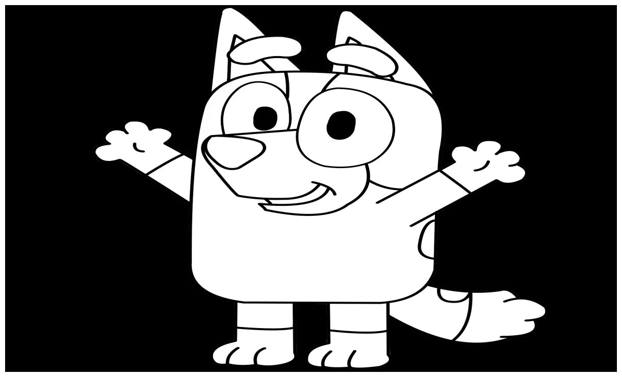 Bluey svg, bluey vector, bluey cutfile, cartoon svg, cartoon inspire