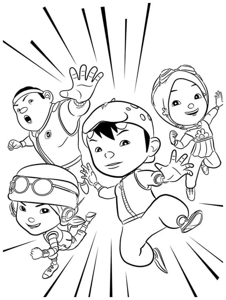 Karakter dari boboiboy