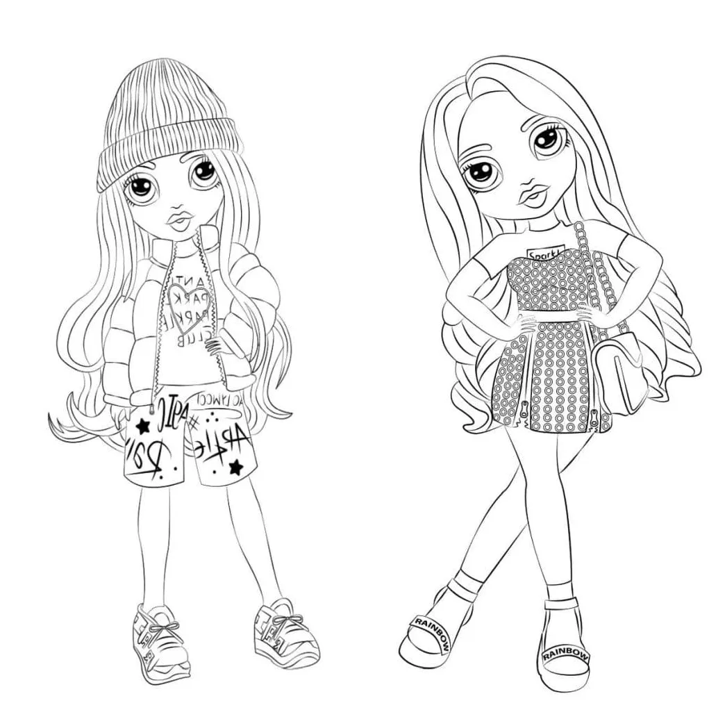 Boneka rainbow-violet-willow