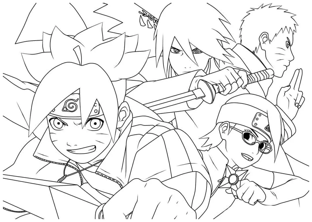 Boruto dan teman