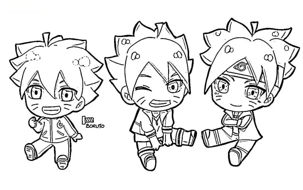 Tiga chibi boruto