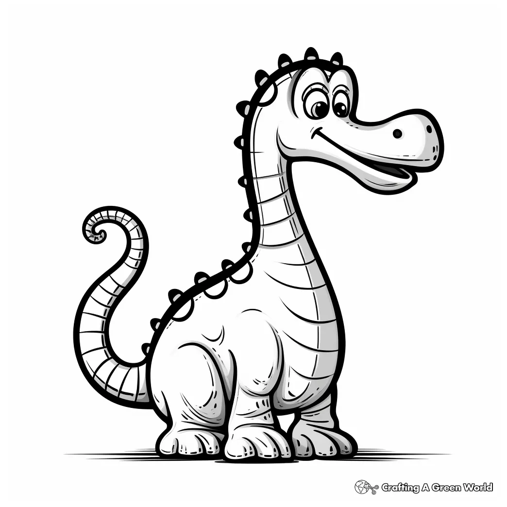 Brontosaurus coloring pages free & printable!
