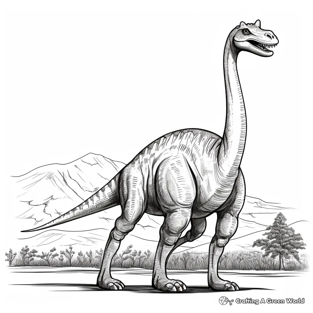 Brontosaurus coloring pages free & printable!