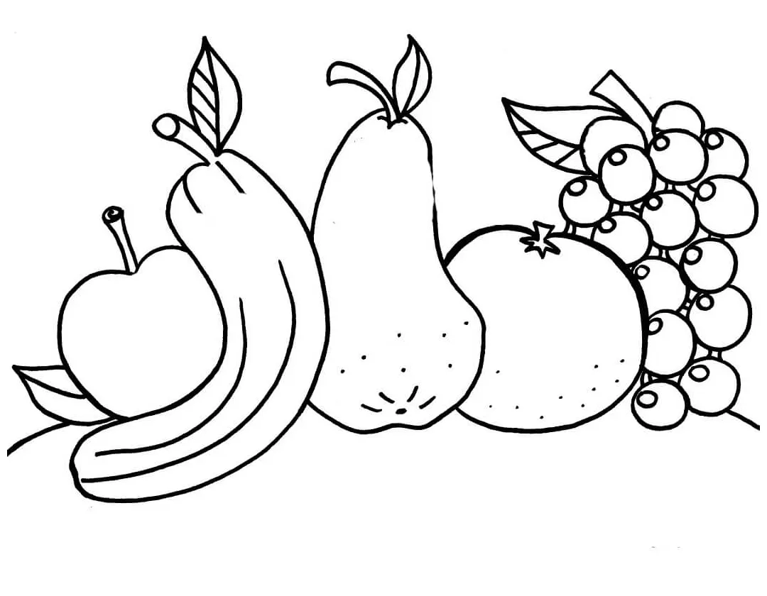 Menggambar buah
