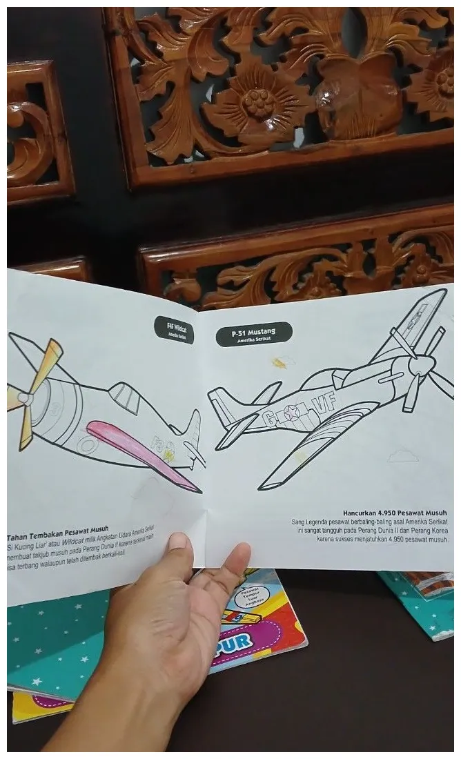 Buku mewarnai, buku & alat tulis, buku pelajaran di carousell