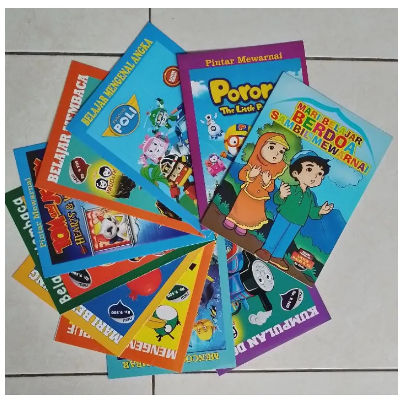 Jual buku mewarnai shopee indonesia