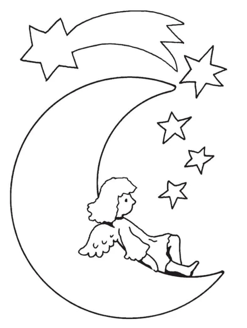 Malaikat di bulan