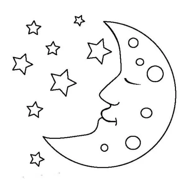 Tidur bulan dan bintang