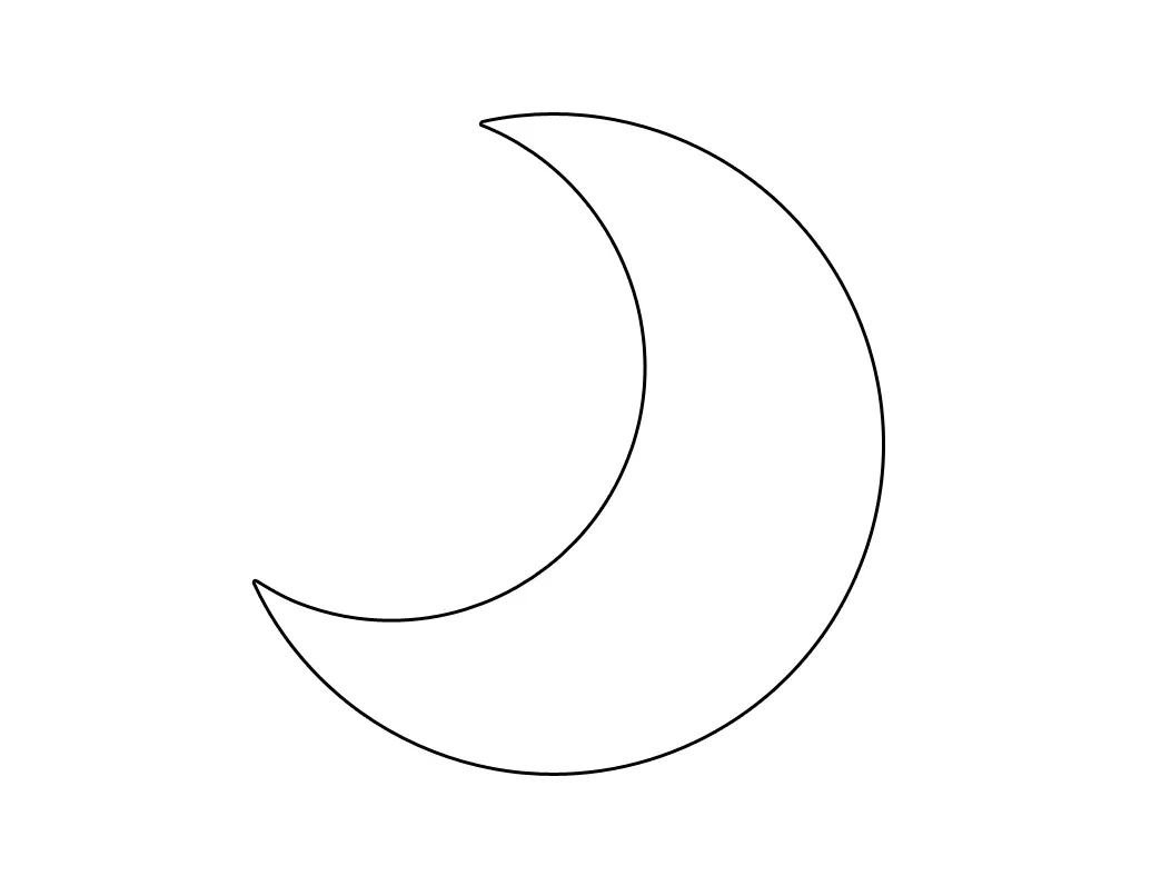 Bintang mewarnai gambar bulan menggambar bulan buku s