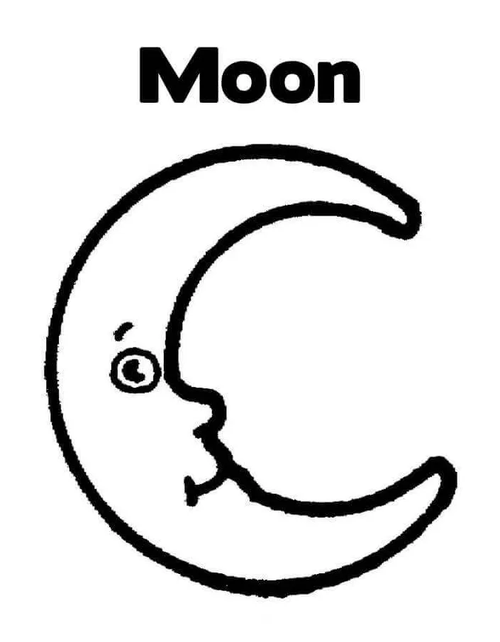 Bulan tersenyum