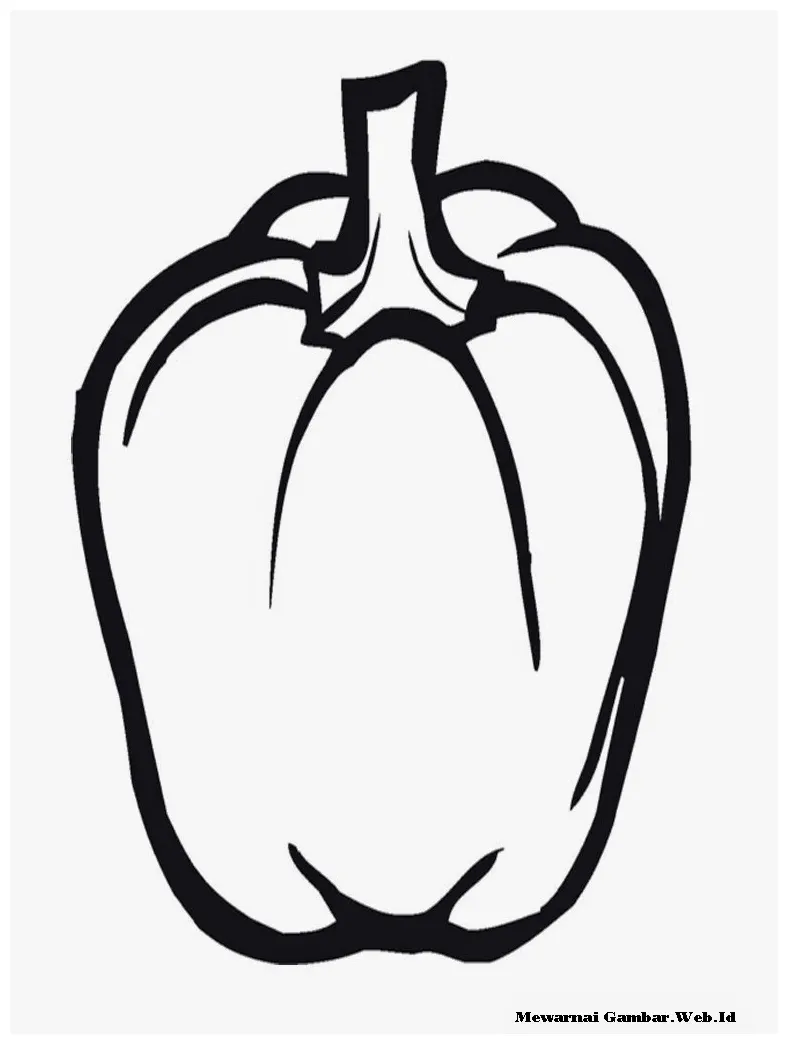Mewarnai gambar cabai mewarnai gambar