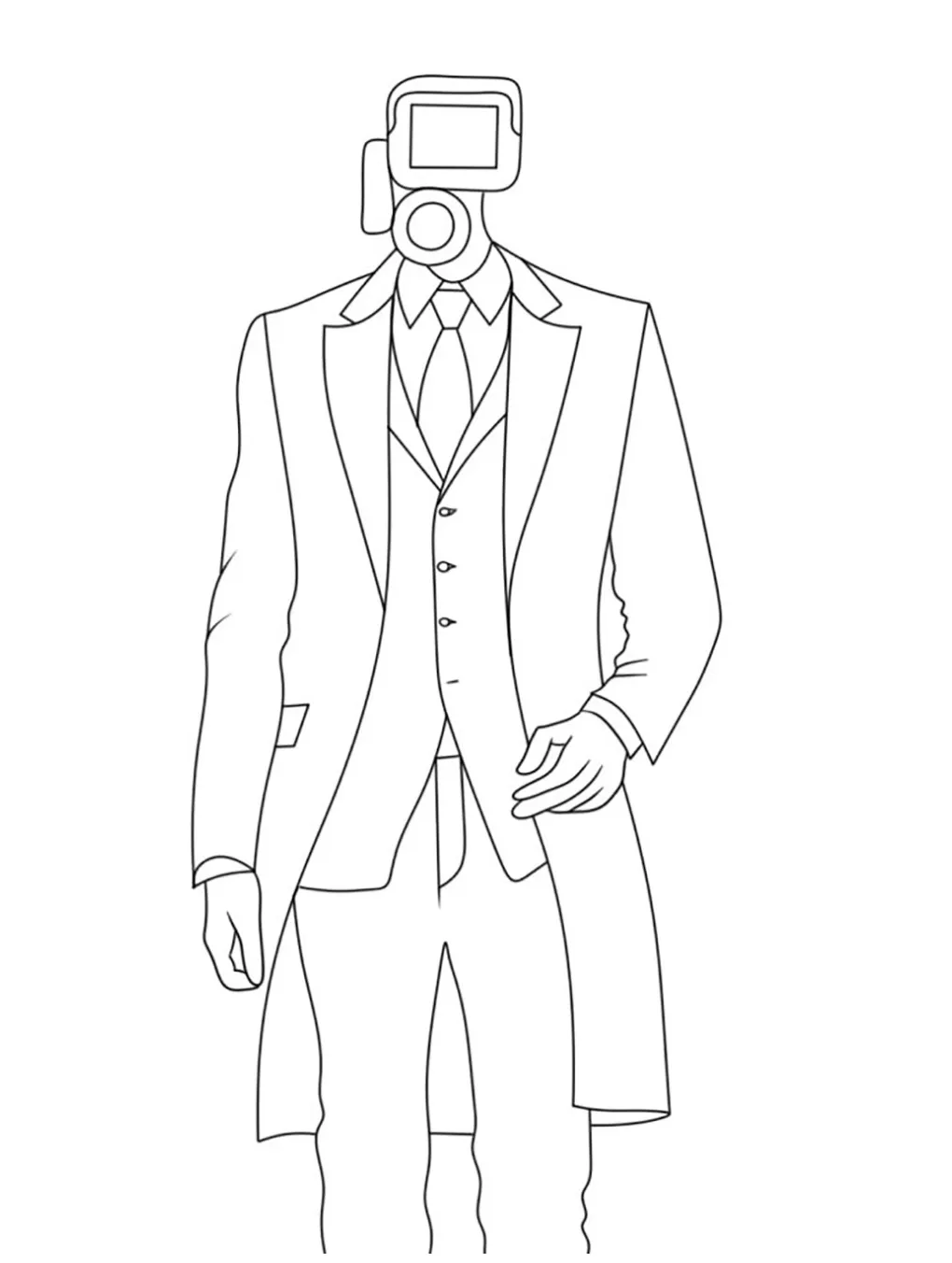Cameraman coloring pages