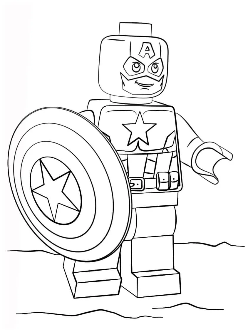 Lego avengers captain america