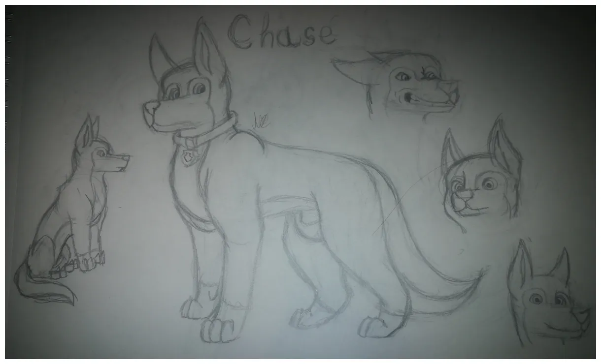 Paw patrol chase by mentafarkas12 on deviantart