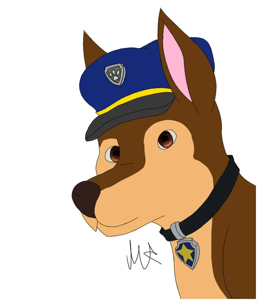 Paw patrol chase by mentafarkas12 on deviantart