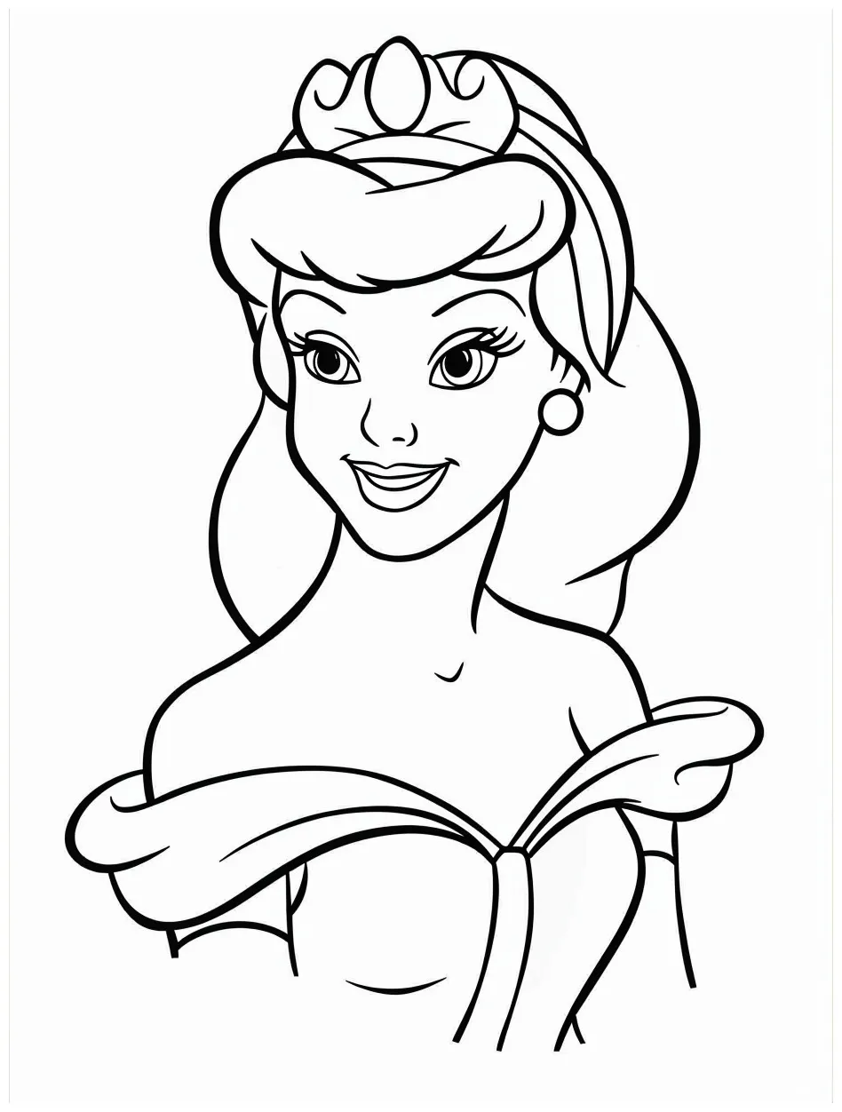 16 Gambar Mewarnai Cinderella | Bebaskan Seniman Dalam Diri Anda