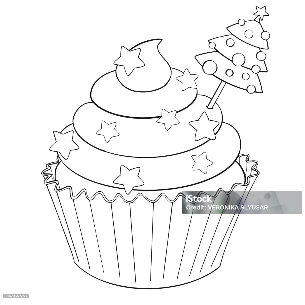 Halaman ilustrasi stok unduh gambar sekarang kue