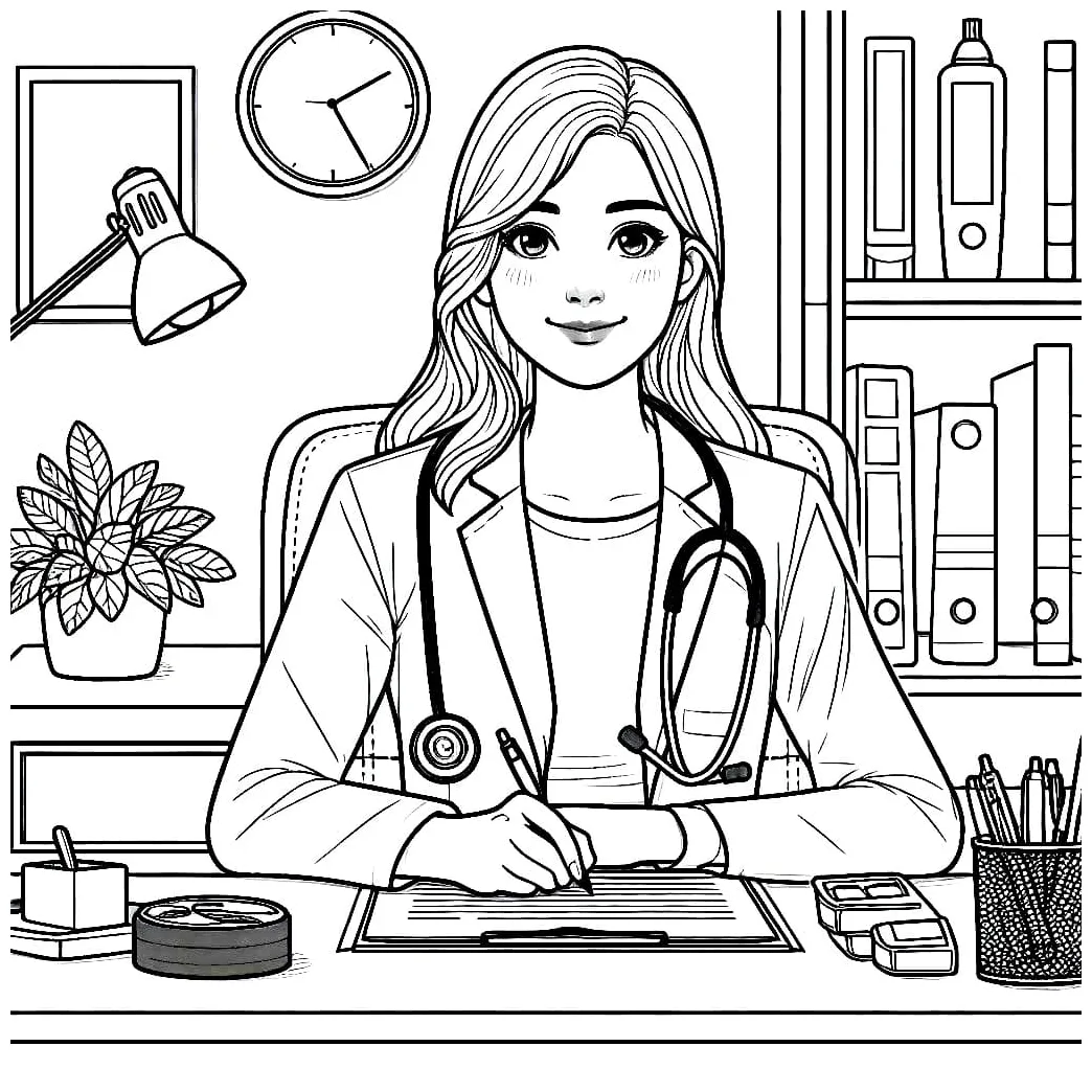 Dokter perempuan cantik