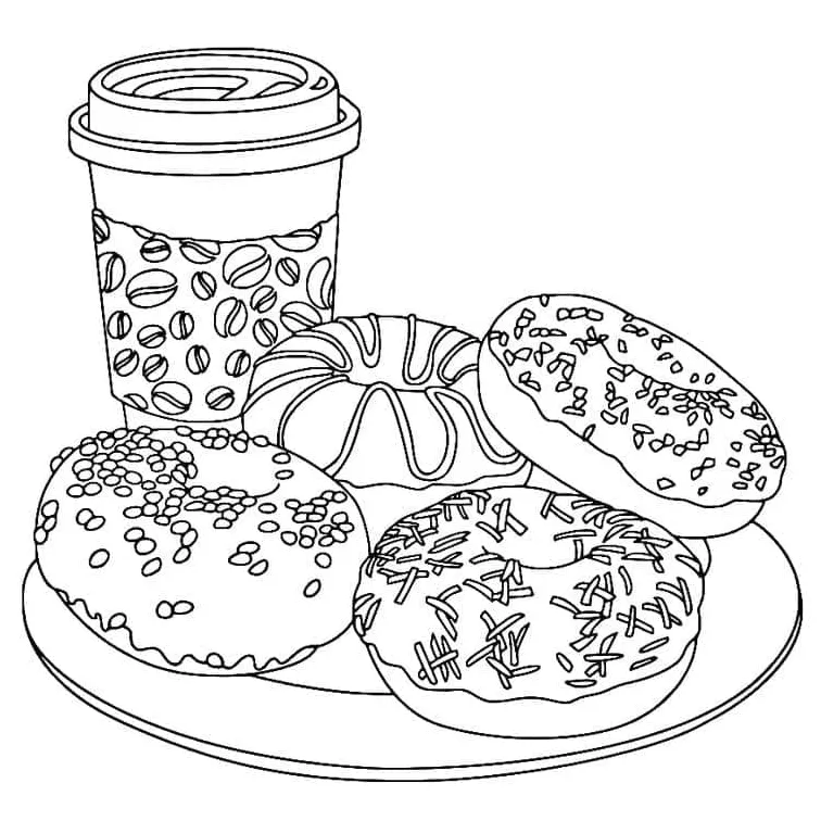 Donat dan kopi