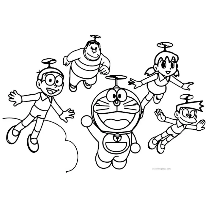 Mewarnai gambar doraemon 57+ koleksi gambar