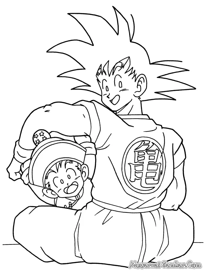 Mewarnai Dragon Ball Z | Mewarnai Gambar