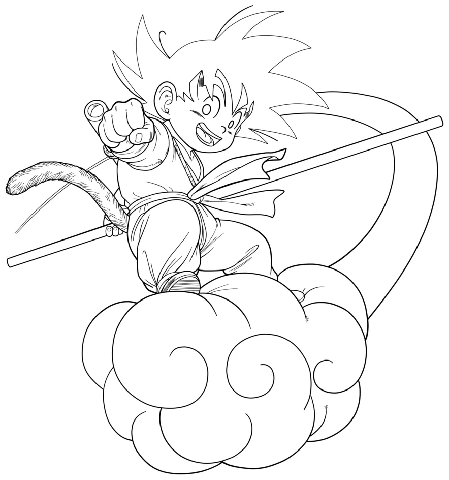 GAMBAR MEWARNAI DRAGON BALL Z - RIFANYTOP