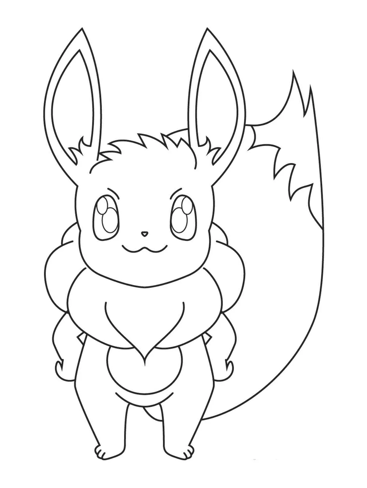 Eevee coloring pages